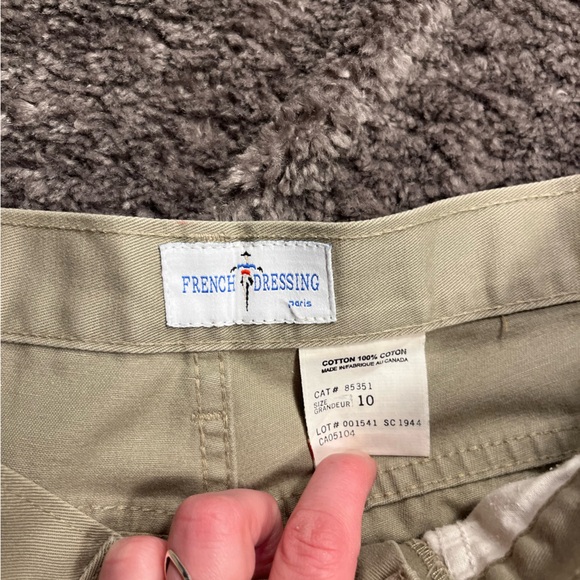 Vintage ladies high waisted khaki pants - Picture 6 of 6